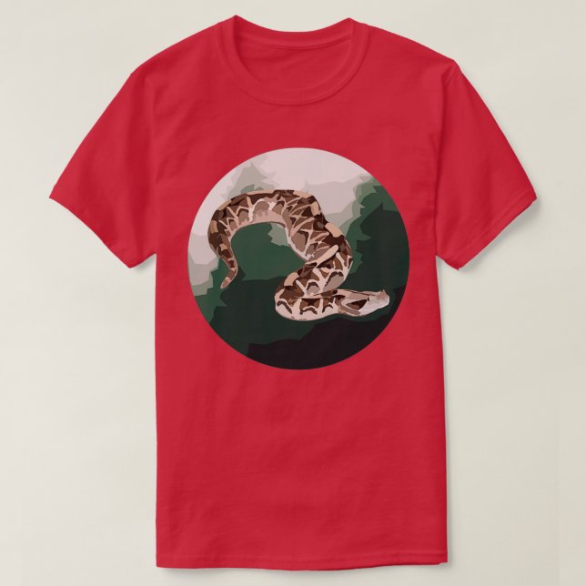 Gaboon Viper 1  T-Shirt (Design Front)