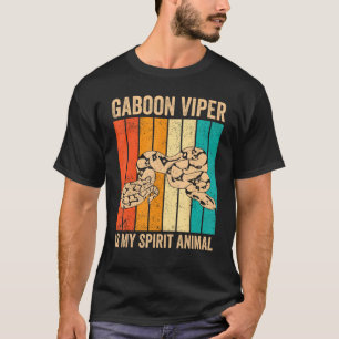 Gaboon Viper Is My Spirit Animal Retro T-Shirt