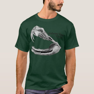 Gaboon Viper Skull  T-Shirt