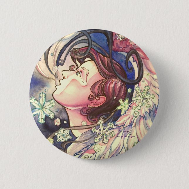 Gabriel Closeup 6 Cm Round Badge (Front)