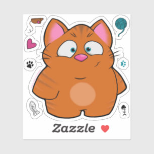 Gabriel the cat, sticker