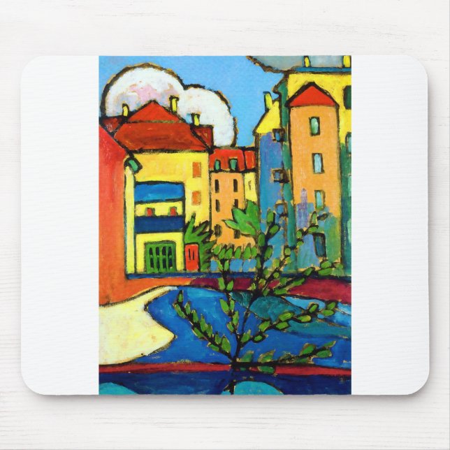 Gabriele Munter In Schwabing Mouse Mat (Front)