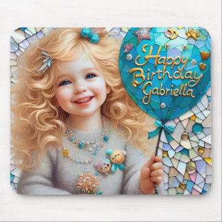 GABRIELLA ~ HAPPY BIRTHDAY BALLOON ~ MOUSE MAT