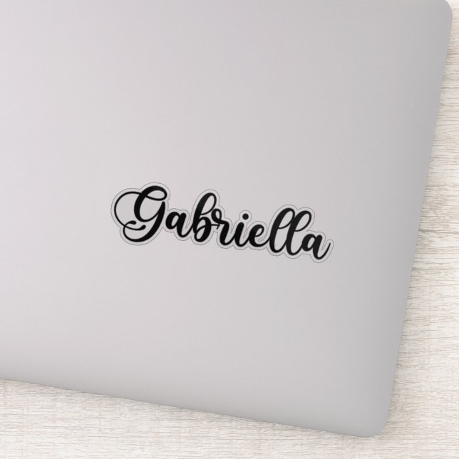 Gabriella Name - Handwritten Calligraphy (Detail)