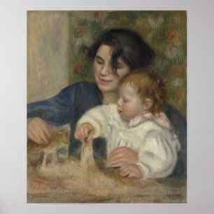 Gabrielle and Jean by Pierre-Auguste Renoir Poster