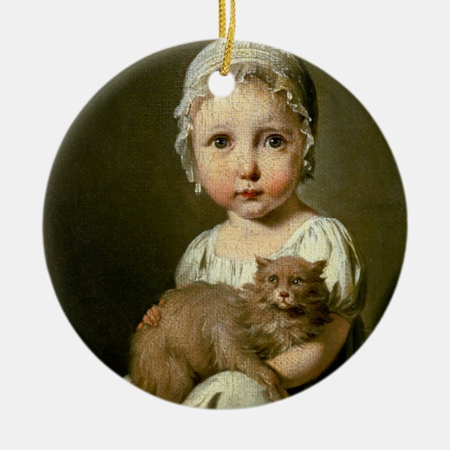 Gabrielle Arnault (1811-72) 1813 (oil on canvas) Ceramic Tree Decoration (Front)