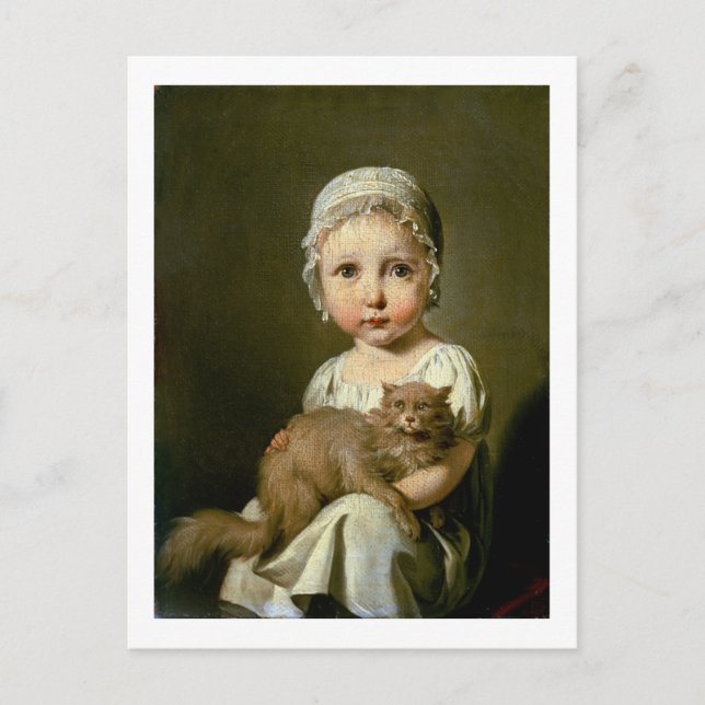 Gabrielle Arnault (1811-72) 1813 (oil on canvas) Postcard (Front)