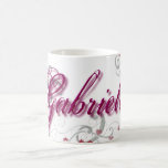 Gabrielle Coffee Mug<br><div class="desc">Use the search tool at my store for other Names. There are over 200 names to search. Designs are customisable to the products you choose.</div>