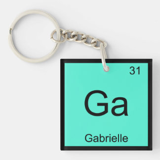 Gabrielle  Name Chemistry Element Periodic Table Key Ring