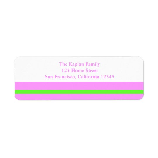 Gabrielle Wedding Bat Mitzvah Party Label Return Address Label