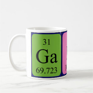 Gaby periodic table name mug