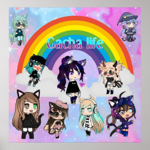 gacha life  anime pack poster
