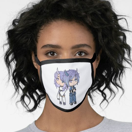 Gacha life,Gacha life characters,gacha game, Face Mask | Zazzle.co.uk