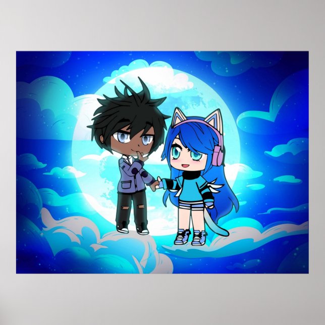 Gacha sky scene poster (Front)