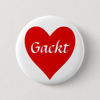 Gackt 6 Cm Round Badge