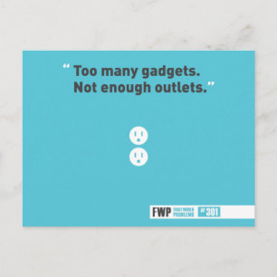 Gadgets Postcard