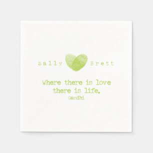 Gadhi Quote Napkin