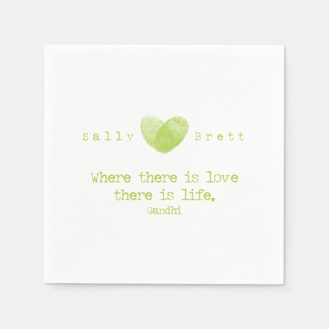 Gadhi Quote Napkin (Front)