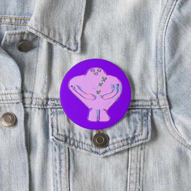 Gadol the Golem 7.5 Cm Round Badge (In Situ)