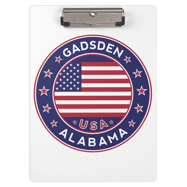 Gadsden, Alabama Clipboard (Front)