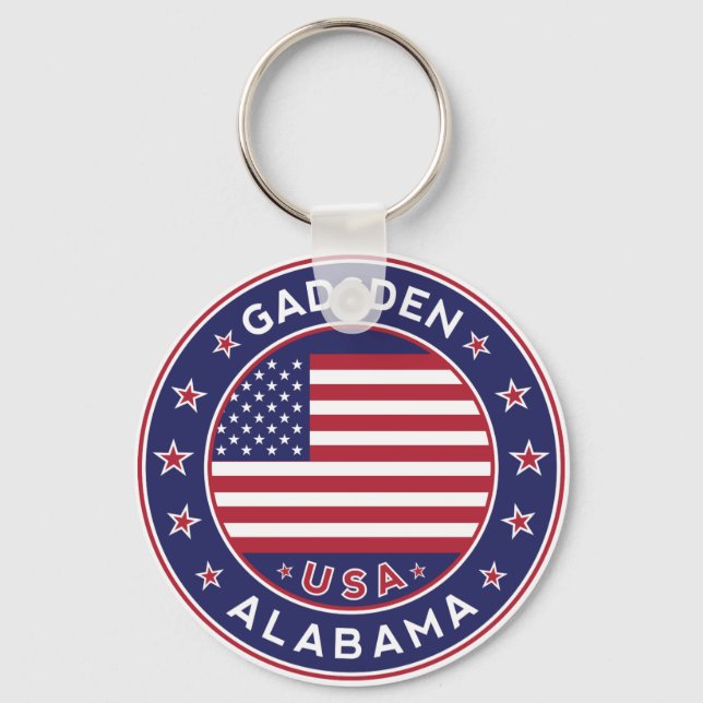 Gadsden, Alabama Key Ring (Front)
