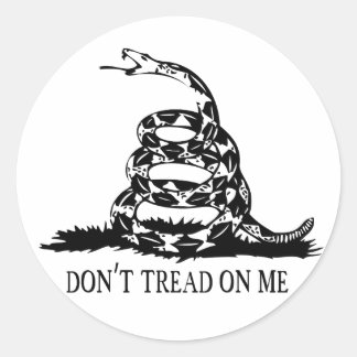Gadsden - Don't Tread on Me Classic Round Sticker
