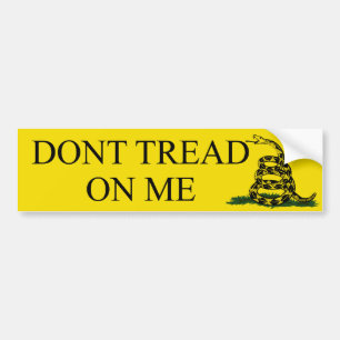 Gadsden_flag 11in Bumper2 Bumper Sticker