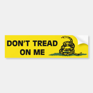 Gadsden Flag Bumper Sticker