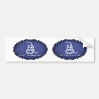 Gadsden Flag Bumper Sticker 2 Oval