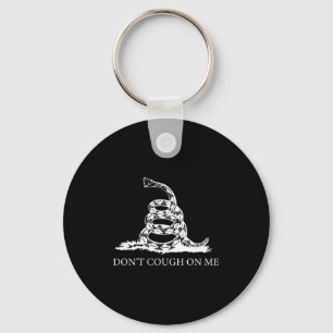 Gadsden Flag Dont Tread Don't Cough On Me Social D Key Ring