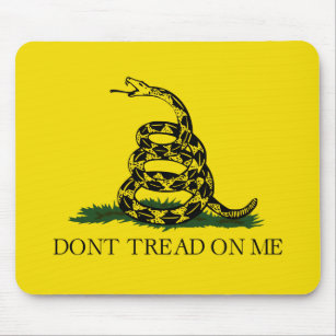 Gadsden Flag (Don't Tread on Me) (American Snake) Mouse Mat