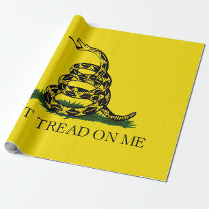 Gadsden Flag (Don't Tread on Me) (American Snake) Wrapping Paper