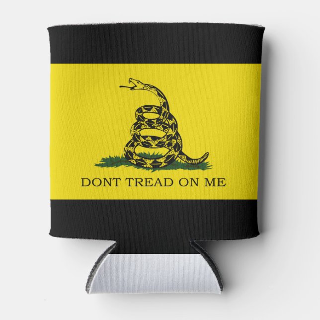 Gadsden Flag - Dont Tread On Me - Drink Coozie (Front)