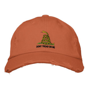 Gadsden Flag Dont Tread On Me Embroidered Hat