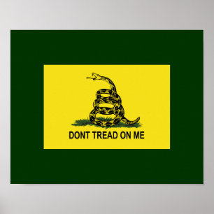 Gadsden Flag Dont Tread On Me Poster