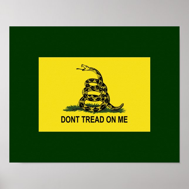 Gadsden Flag Dont Tread On Me Poster (Front)