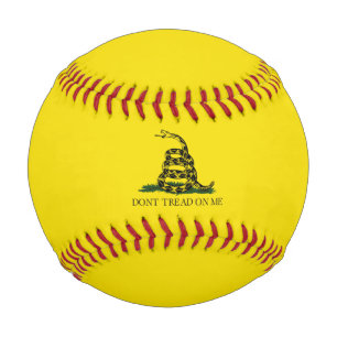 Gadsden Flag (Don't Tread on Me) (Snake Flag) Baseball