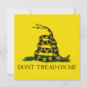 Gadsden Flag (Don't Tread on Me) (Snake Flag) Card