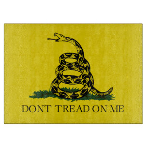 Gadsden Flag (Don't Tread on Me) (Snake Flag) Cutt Cutting Board