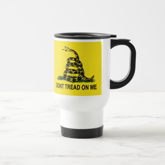 Gadsden Flag Dont Tread On Me Travel Mug (Right)