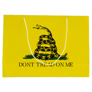 Gadsden Flag (Don't Tread on Me) (USA Snake) Large Gift Bag