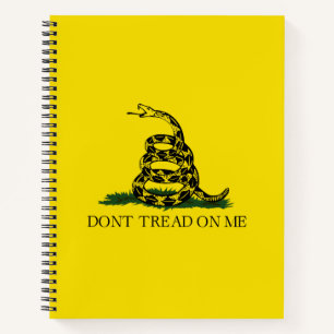 Gadsden Flag (Don't Tread on Me) (USA Snake) Notebook