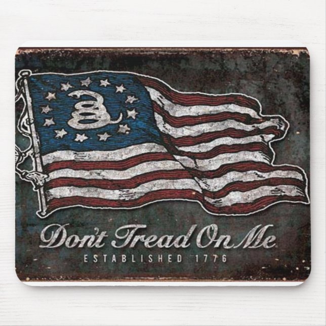 Gadsden Flag - Liberty Or Death Mouse Mat (Front)