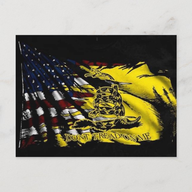 Gadsden Flag - Liberty Or Death Postcard (Front)