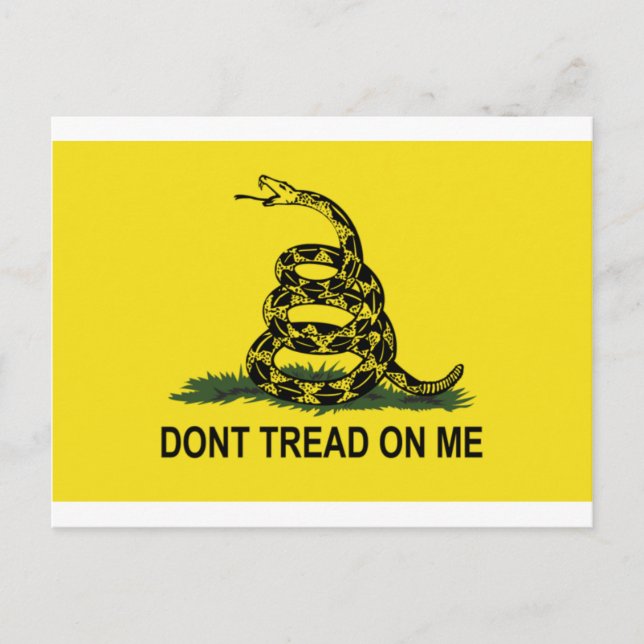 Gadsden Flag Postcard (Front)