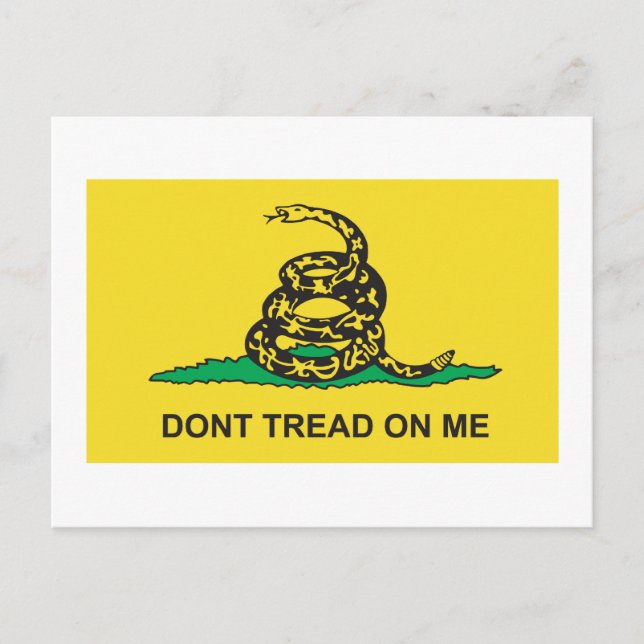 Gadsden Flag Postcard (Front)