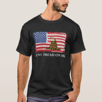 gadsden flag t-shirt I Don't Tread On Me