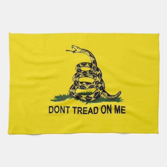 Gadsden Flag Tea Towel (Horizontal)