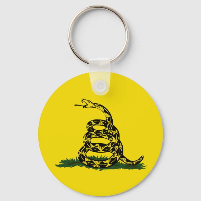 Gadsden flag variant key ring (Front)