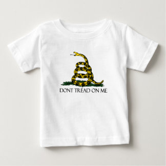 Gadsden Flag, Yellow Background Baby T-Shirt